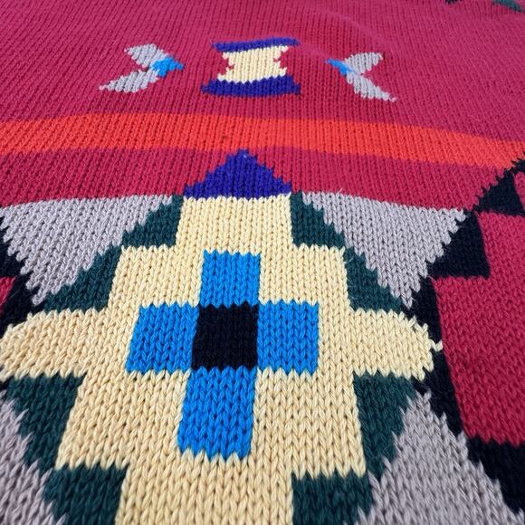 Elisabeth Liz Claiborne Woman 3XL XXXL Vintage‎ Aztec Sweater Cotton - Picture 3 of 7